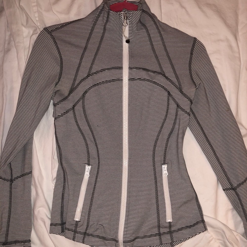 Striped blue and white lulu jacket